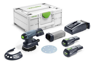 Festool 577696 ETSC 125 Random Orbital Sander Cordless 3.0 I-PLUS