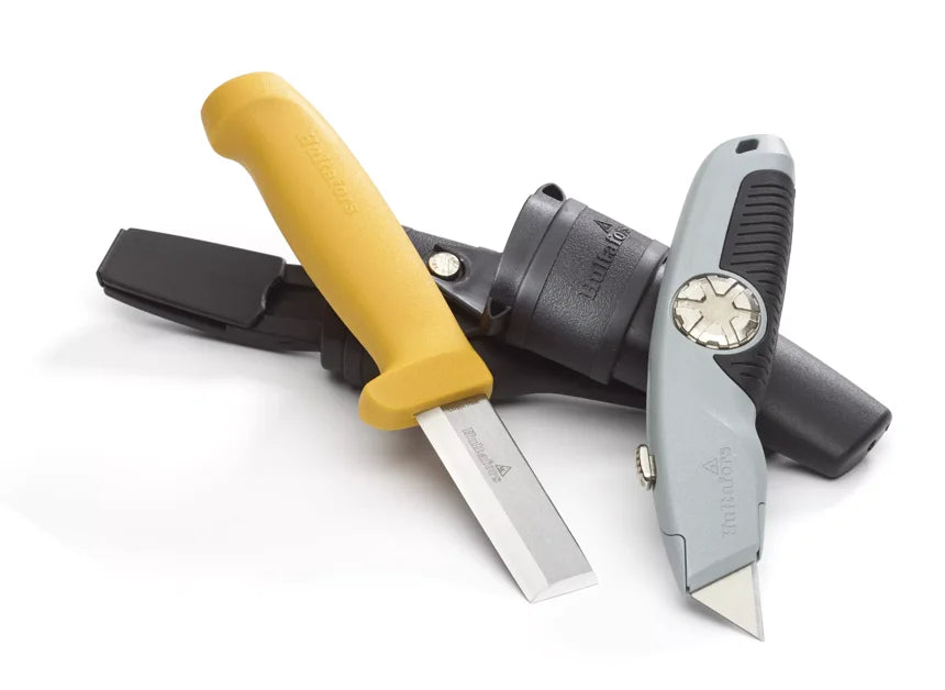 Hultafors Chisel Knife + Utility Knife in Double Holster