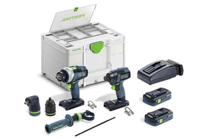 Festool 577616 TID18 Impact + TPC18 Drill COMBO