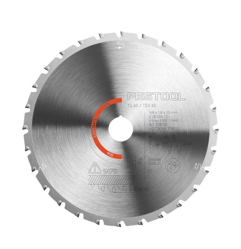 Festool 578702 Diamond Saw Blade 28-tooth