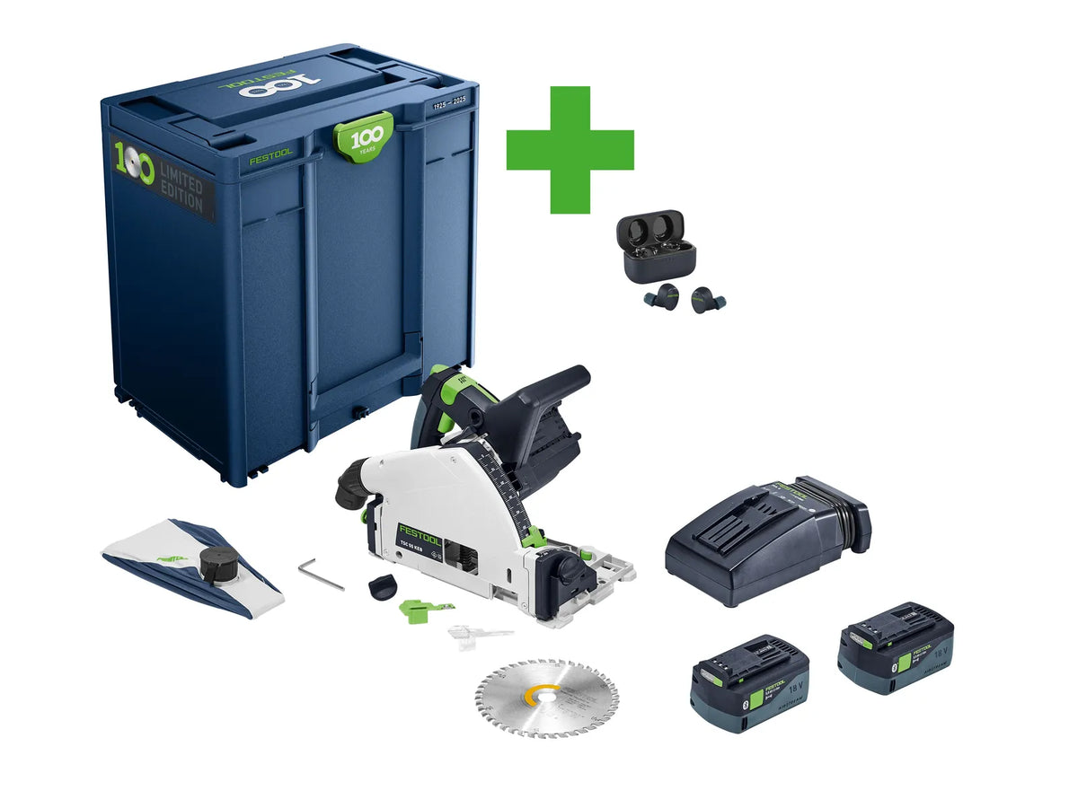 Festool 578231 TSC 55 KEBI-F Plunge Cut Cordless Track Saw PLUS *100Y Limited Edition*