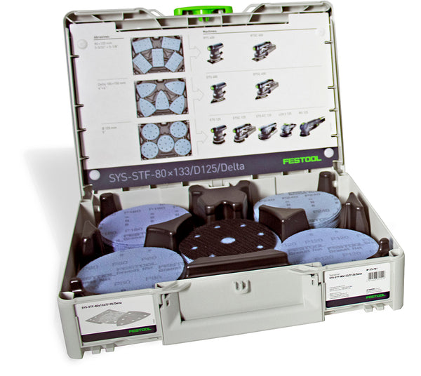 Festool 578146 Granat NET Abrasive Starter Set in Systainer for 5&quot; Sanders *Limited Edition*
