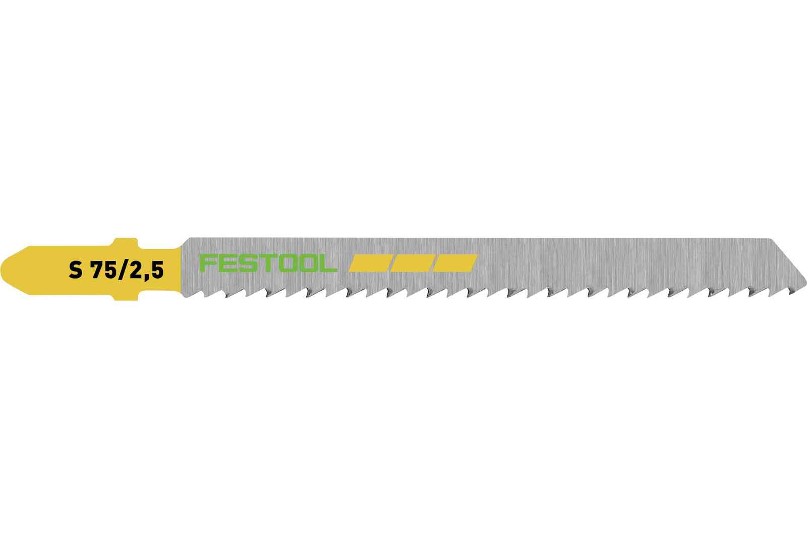 Festool 204256 S75/2.5/5 Jigsaw Blade (Wood-Fine Cut) 5-pack