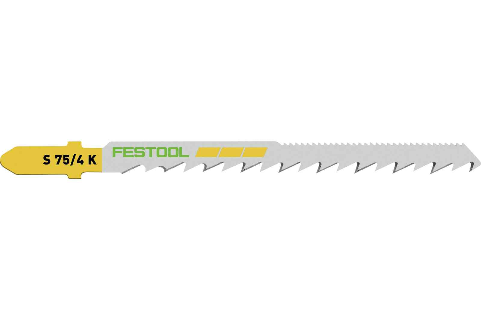 Festool 204265 S75/4K/5 Jigsaw Blade (Wood-Curves) 5-pack