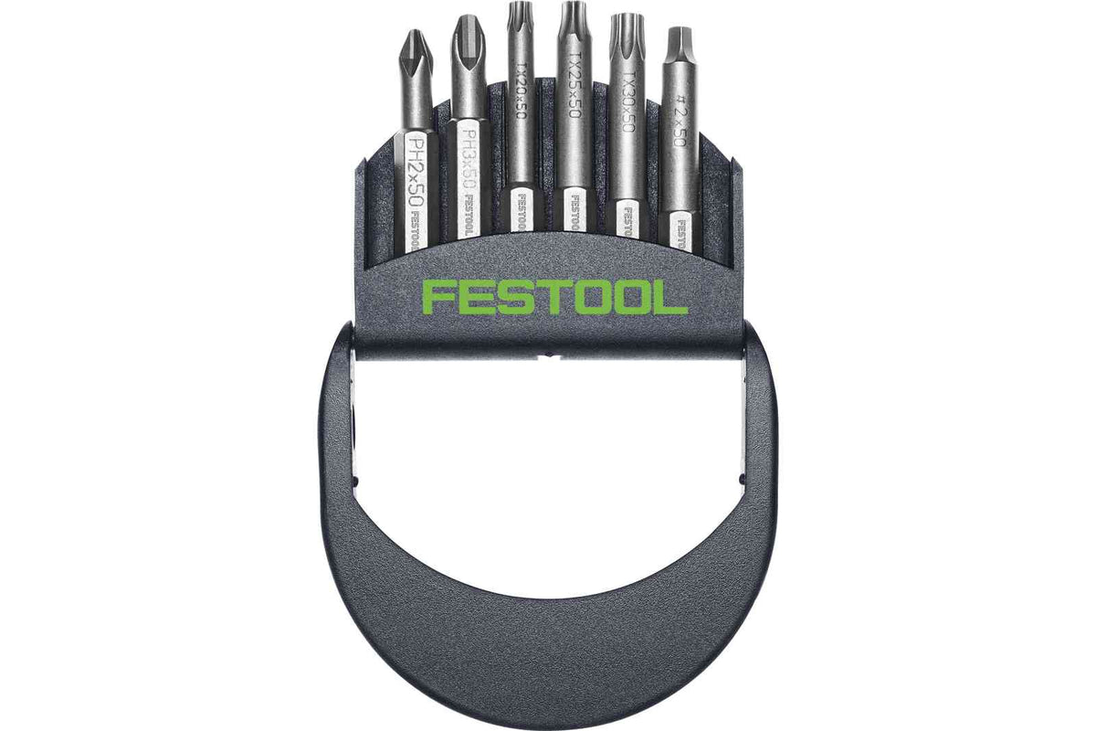 Festool 204386 50mm Bit Assortment for TID18 Impact, 6-piece