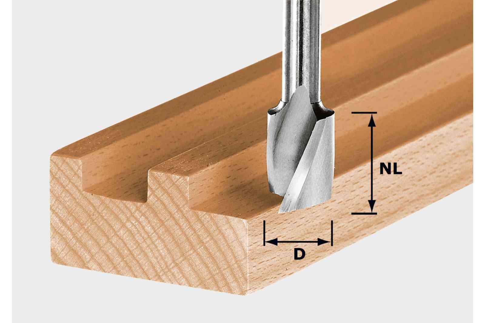 Festool 490944 Spiral Bit, Hss 6X16mm