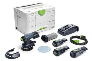 Festool 577691 ETSC 125 Random Orbital Sander Cordless 3.0 I-SET