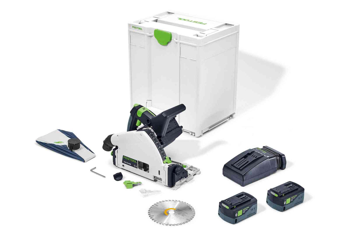 Festool 577677 TSC 55 KEBI-F Plunge Cut Cordless Track Saw PLUS