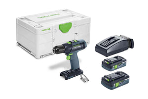 Festool 576754 Cordless Drill T18+3-E 4.0 I-PLUS