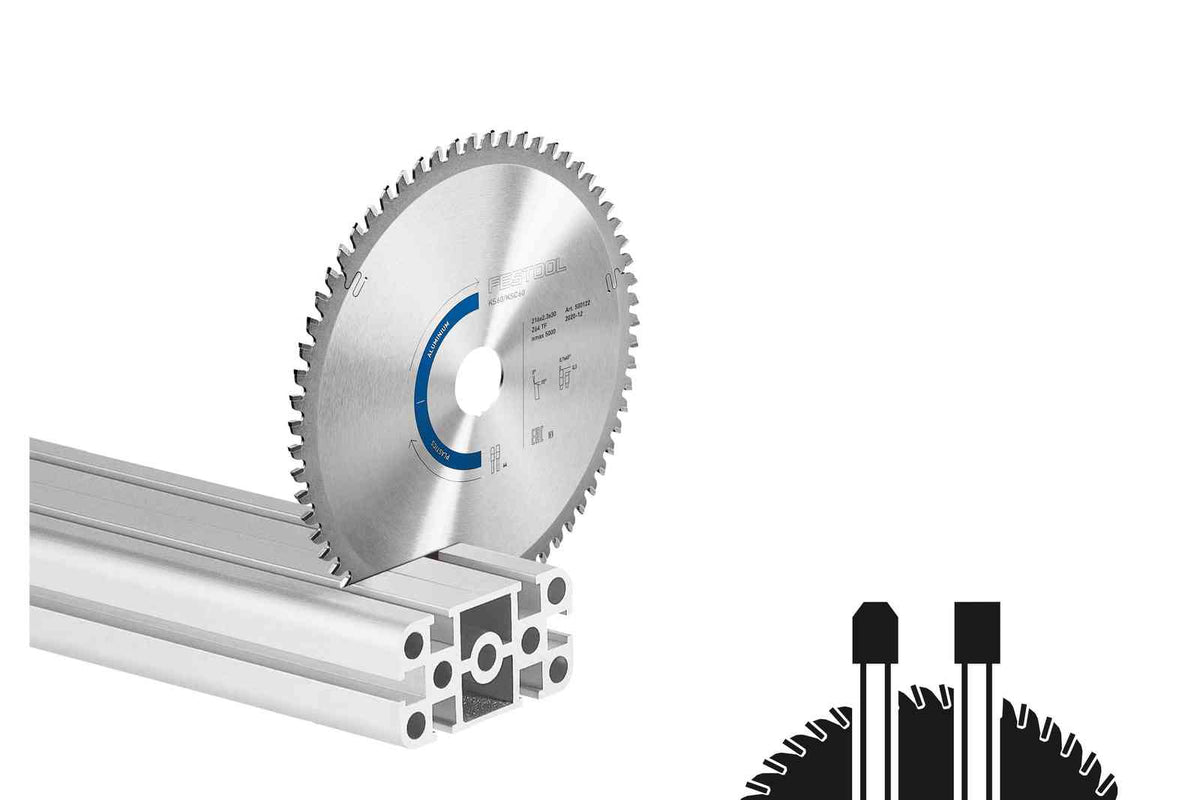 Festool 576929 Aluminum/Plastics Saw Blade 64-tooth, KSC60