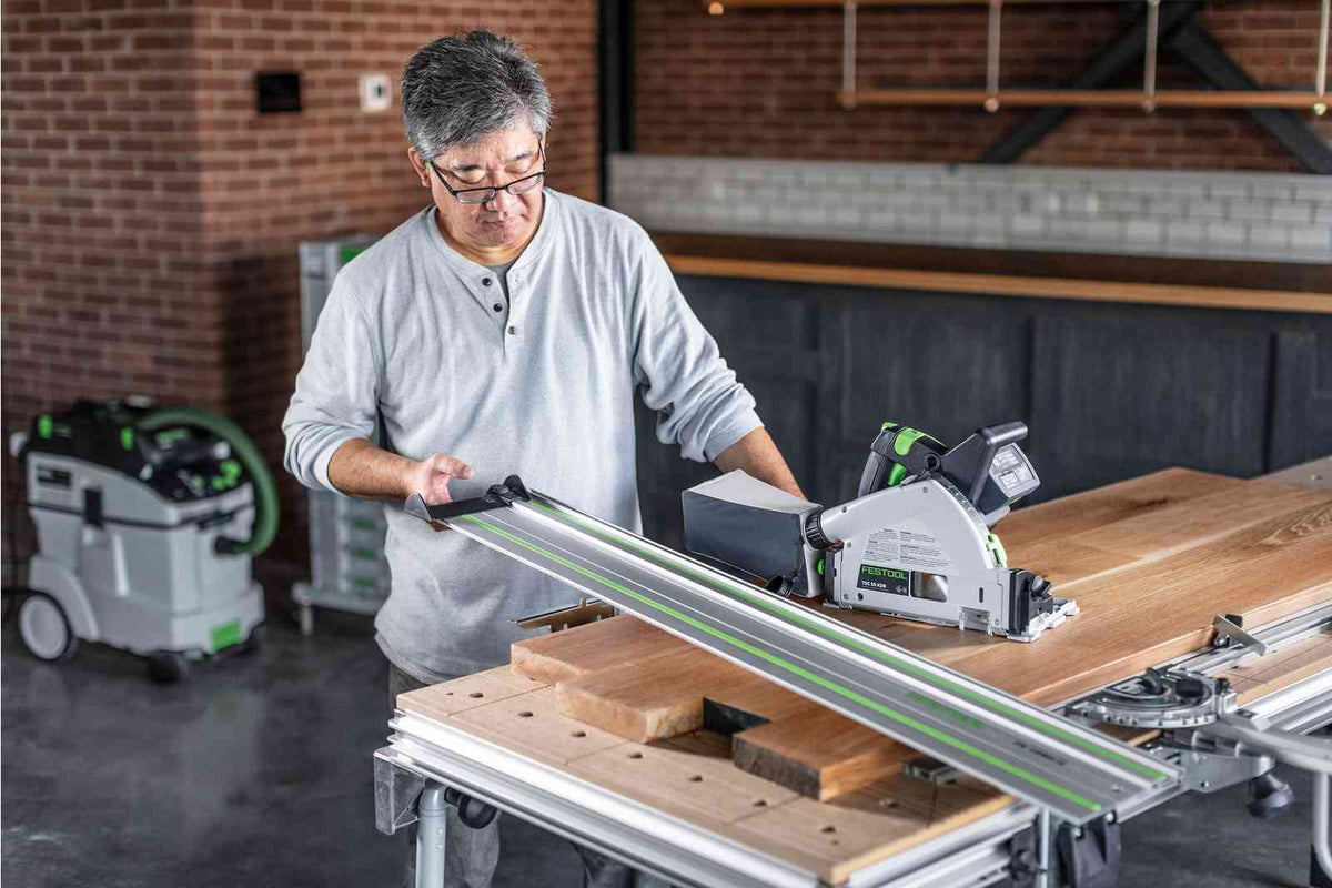 Festool 577664 TSC 55 KEBI-F Plunge Cut Cordless Track Saw w/Rail