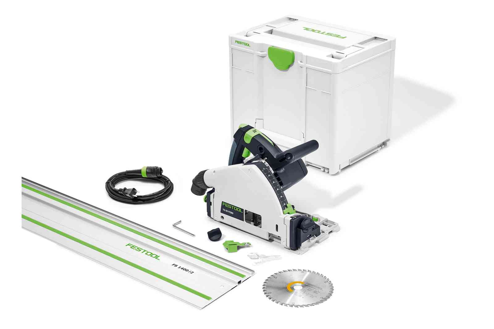 Festool 577014 TS 55 FEQ Plunge Cut Track Saw w/Rail - Tool Nirvana