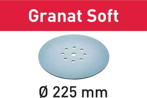 Festool 225mm Granat Soft Abrasives for Planex, 25-pack