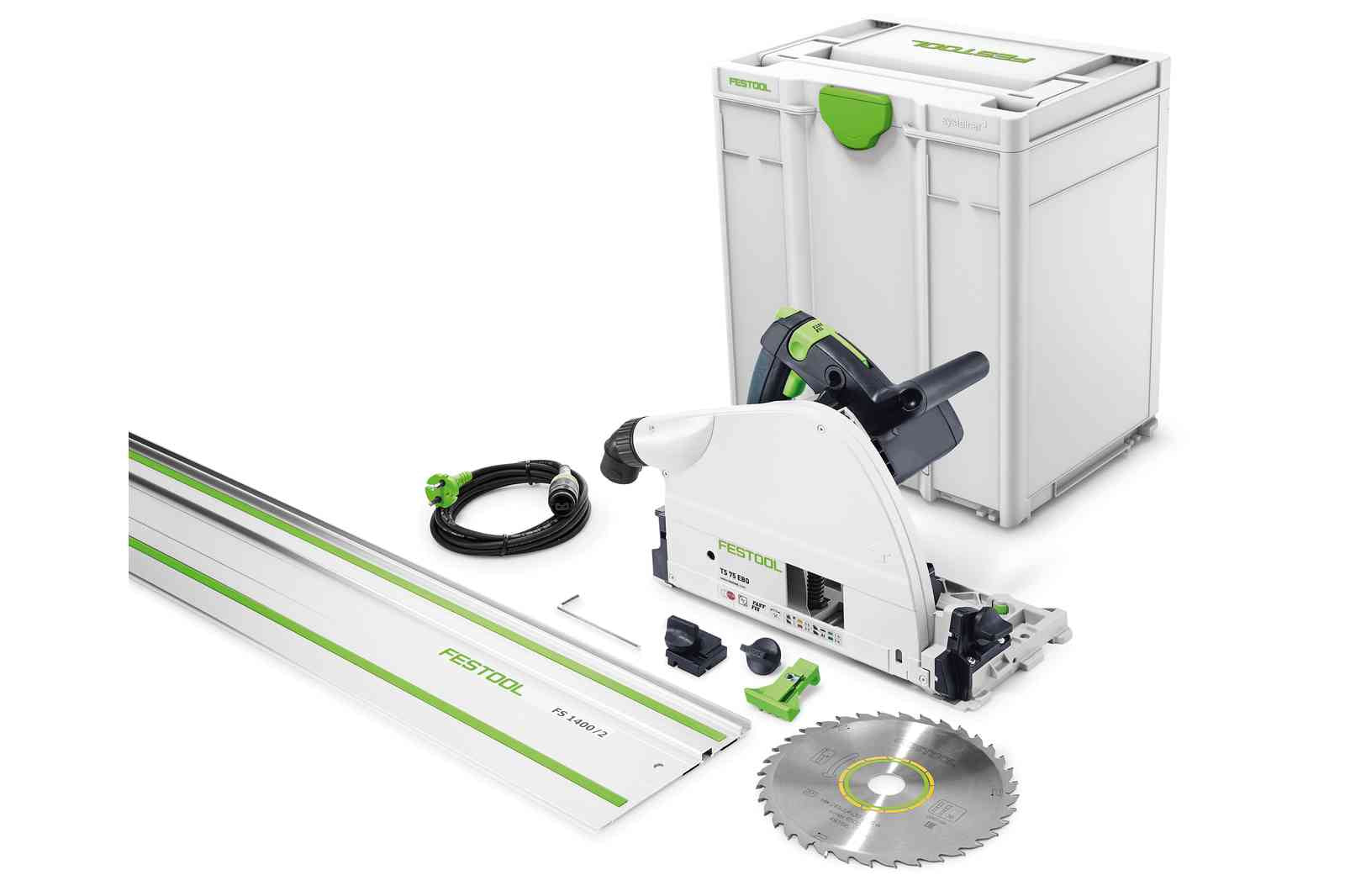 Festool 576119 TS 75 EQ Plunge Cut Track Saw w/Rail - Tool Nirvana