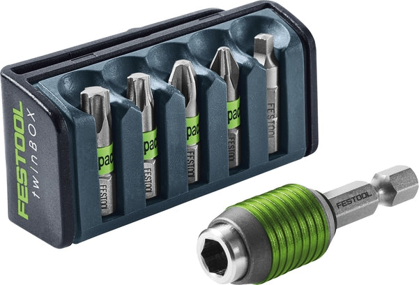 Festool 204384 Twinbox Cassette With Lockable Bit Holder for TID18 Impact